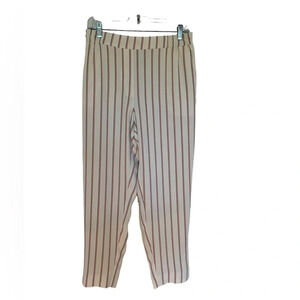 Anthropologie Striped Essential Pull-On Trousers Pants Size Small